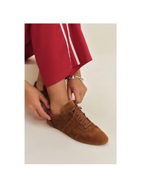 REFORMATION Terra brown suede Sneakers Women's size 8